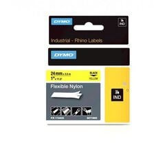 Neilona lente Dymo Rhino, 24mm x 3.5m, melns/dzeltens cena un informācija | Piederumi printerim | 220.lv