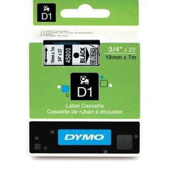 Lente Dymo D1, 19mm x 7m, melns cena un informācija | Piederumi printerim | 220.lv