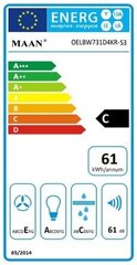Maan OELBW731D4KR.S3.SA_EO цена и информация | Вытяжки на кухню | 220.lv