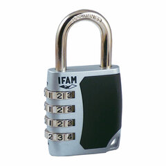 Kombinēšanas piekaramā atslēga IFAM C45S Tērauds Cinks 6,3 mm (4,45 cm) cena un informācija | Durvju slēdzenes | 220.lv