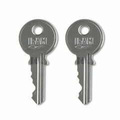 Замок с ключом IFAM INOX 50, нержавеющая сталь, обычный (5 см) цена и информация | Дверные защелки | 220.lv