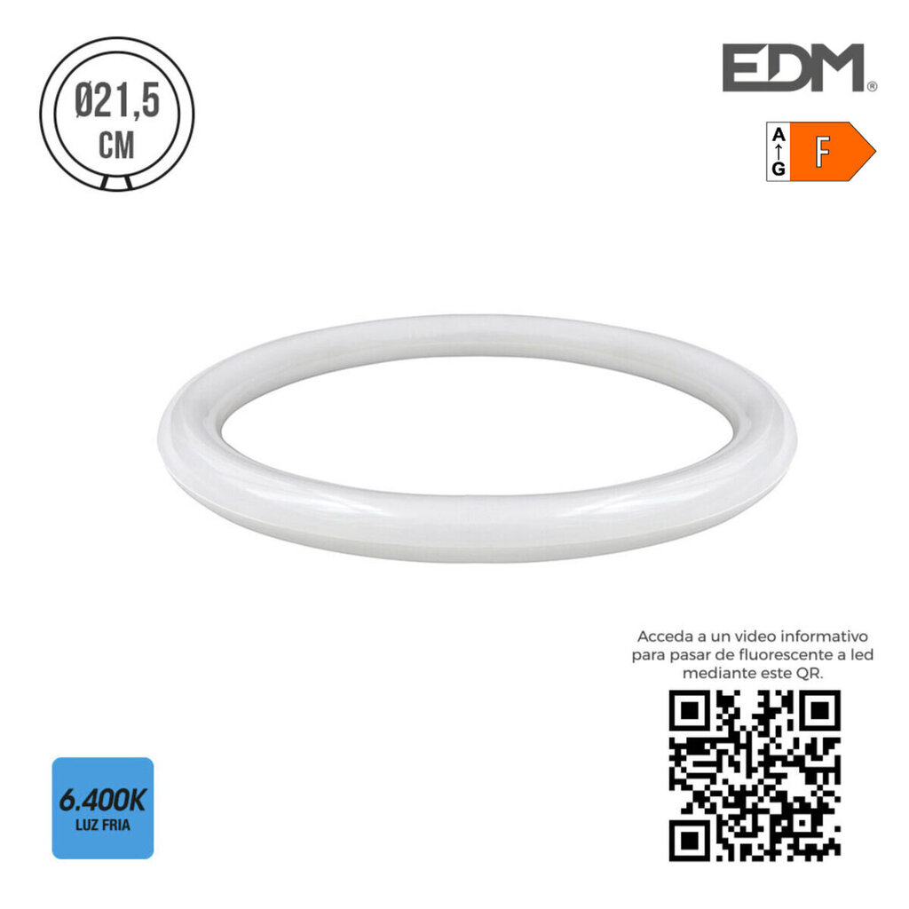 LED caurule EDM 15 W F 1500 Lm (6400K) cena un informācija | LED lentes | 220.lv