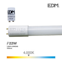 LED caurule EDM 1850 Lm A+ T8 22 W (4000 K) cena un informācija | LED lentes | 220.lv