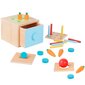 Rotaļlietu koka kubu izglītojoša atvilktne 4in1 cena un informācija | Attīstošās rotaļlietas | 220.lv