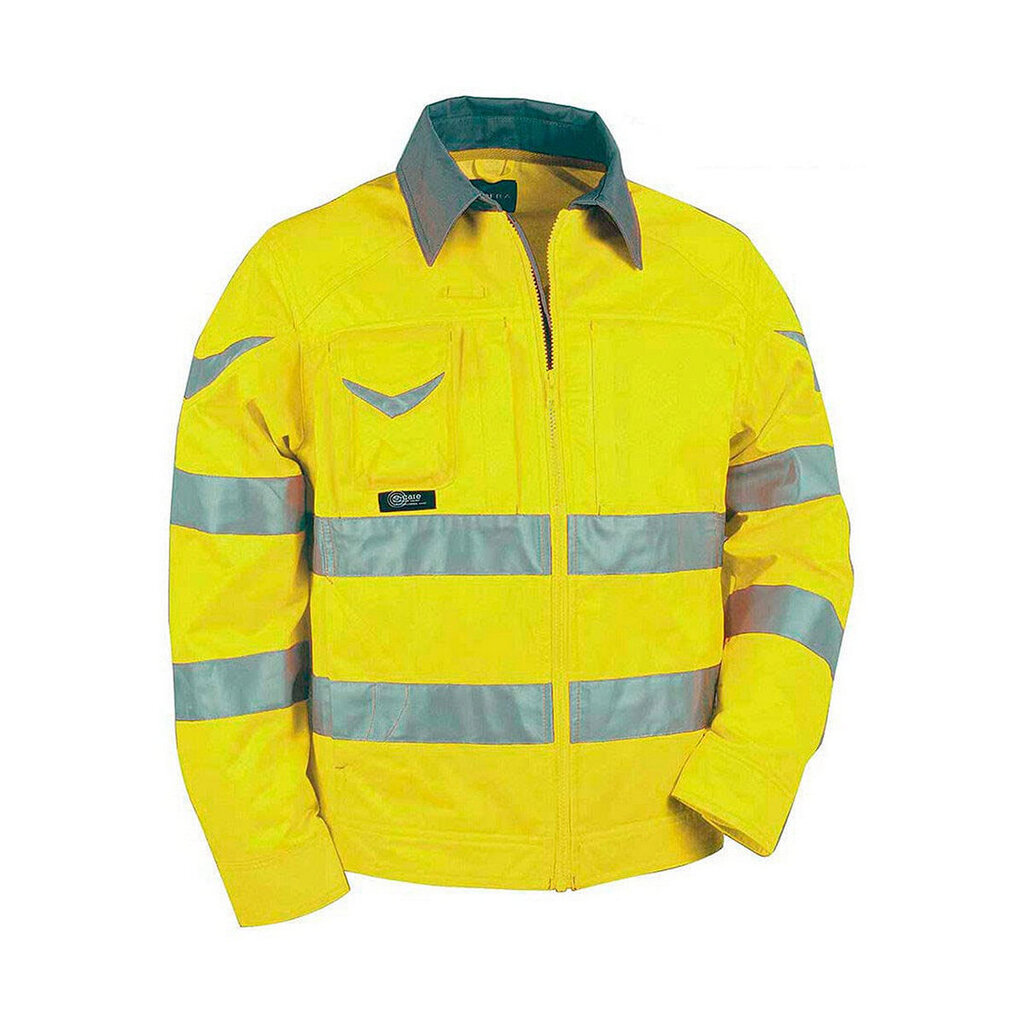 Darba jaka Cofra Warning Dzeltens цена и информация | Darba apģērbi | 220.lv