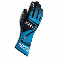 Перчатки Sparco RUSH 2020 Размер 9 Светло Синий цена и информация | Мото перчатки, защита | 220.lv