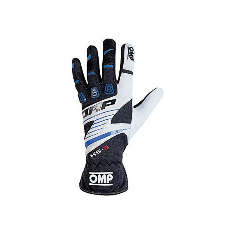 Men's Driving Gloves OMP MY2018 Zils Melns цена и информация | Moto cimdi, aizsargi | 220.lv