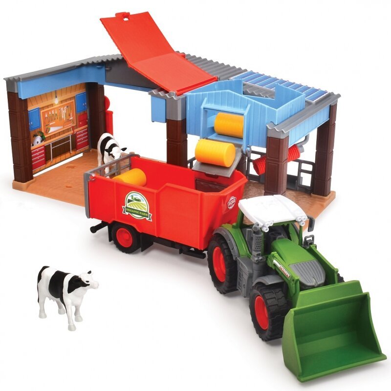 Ferma DICKIE (stacija, traktors, zemnieks, govs) cena un informācija | Rotaļlietas zēniem | 220.lv