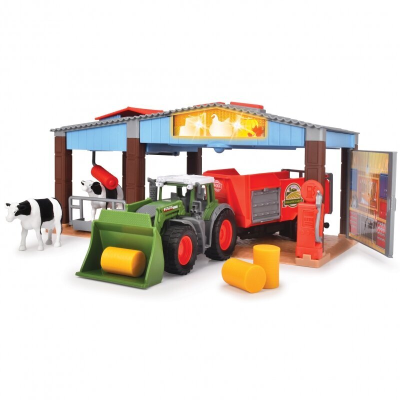 Ferma DICKIE (stacija, traktors, zemnieks, govs) cena un informācija | Rotaļlietas zēniem | 220.lv