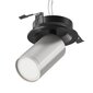 Maytoni Technical Stropu lampa FOCUS S C048CL-U-1BS Melns un matēts sudrabs cena un informācija | Griestu lampas | 220.lv