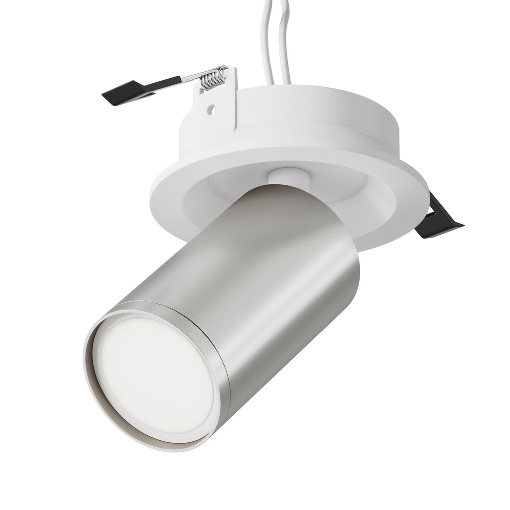 Maytoni Technical Stropu lampa FOCUS S C048CL-U-1WS Balta un matēta sudraba krāsā cena un informācija | Griestu lampas | 220.lv