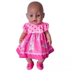 Платье с зайчиками для куклы Woopie, 43-46 см цена и информация | Игрушки для девочек | 220.lv