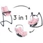 Leļļu turētājs, augstais krēsls, šūpoles Smoby Maxi Cosi Quinny 3in1 cena un informācija | Rotaļlietas meitenēm | 220.lv