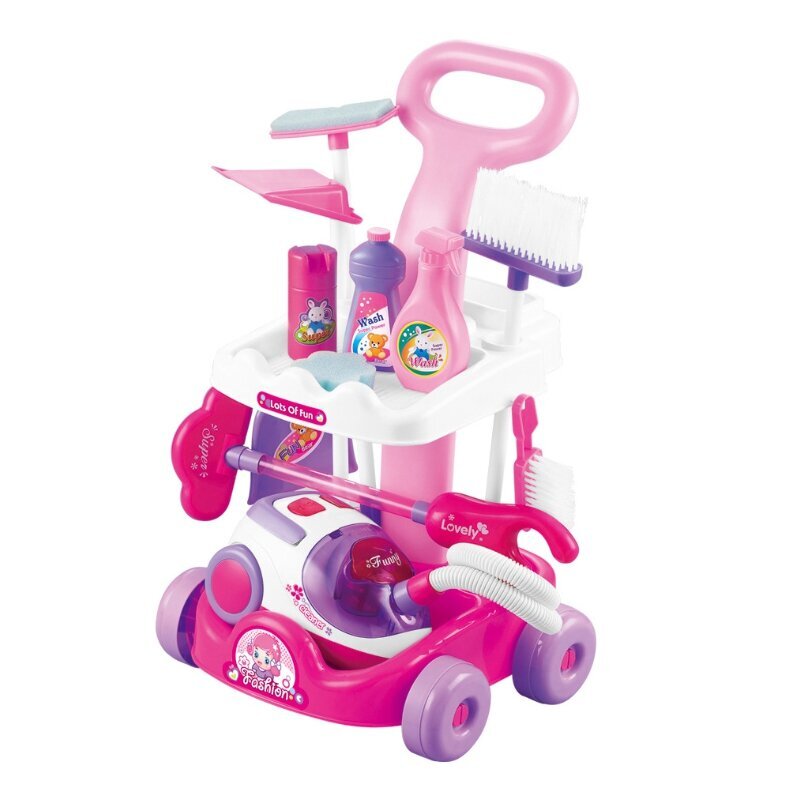 Lieli bērnu rati ar putekļu sūcēju un piederumiem Woopie cena un informācija | Rotaļlietas meitenēm | 220.lv