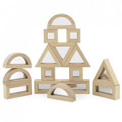 Деревянные зеркальные кубики цена и информация | Игрушки для малышей | 220.lv