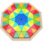 Astoņstūra puzle "Koka izglītojoša mozaīka" (73 gab.) cena un informācija | Rotaļlietas zīdaiņiem | 220.lv