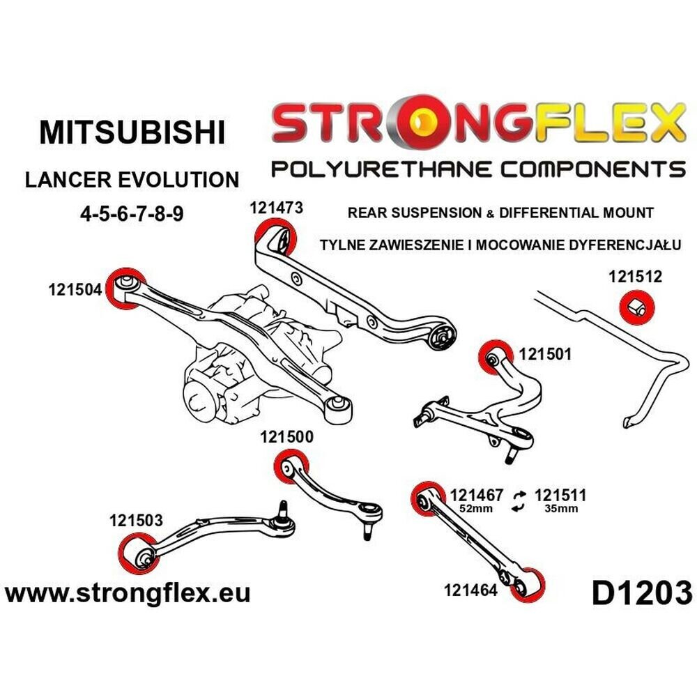 Silentblock Strongflex STF126144B cena un informācija | Auto piederumi | 220.lv