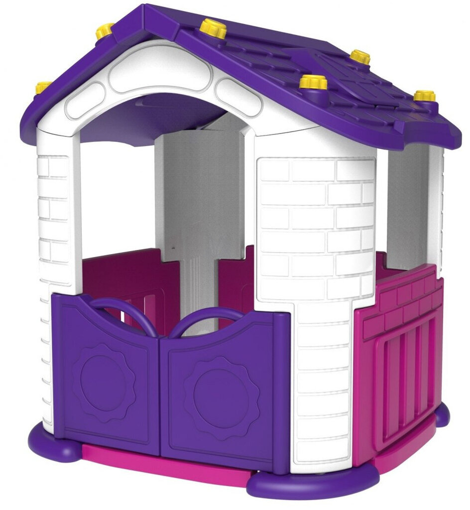 Liela mājiņa ar slīdkalniņu, violeta цена и информация | Bērnu rotaļu laukumi, mājiņas | 220.lv