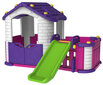 Liela mājiņa ar slīdkalniņu, violeta цена и информация | Bērnu rotaļu laukumi, mājiņas | 220.lv