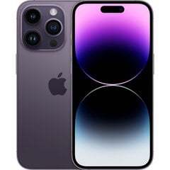 Apple iPhone 14 Pro 128GB Deep Purple MQ9T3 цена и информация | Мобильные телефоны | 220.lv