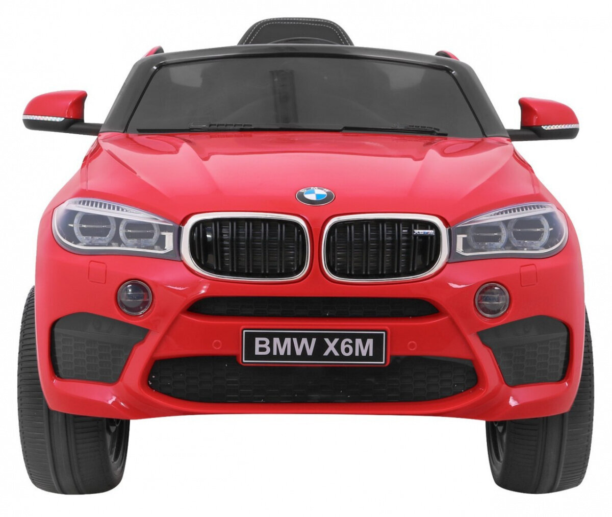 BMW X6M vienvietīgs elektromobilis, sarkans cena un informācija | Bērnu elektroauto | 220.lv