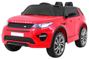 Одноместный электромобиль Land Rover Discovery, красный цена и информация | Электромобили для детей | 220.lv