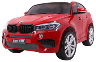 Детский электромобиль BMW X6M XXL, красный цена и информация | Электромобили для детей | 220.lv