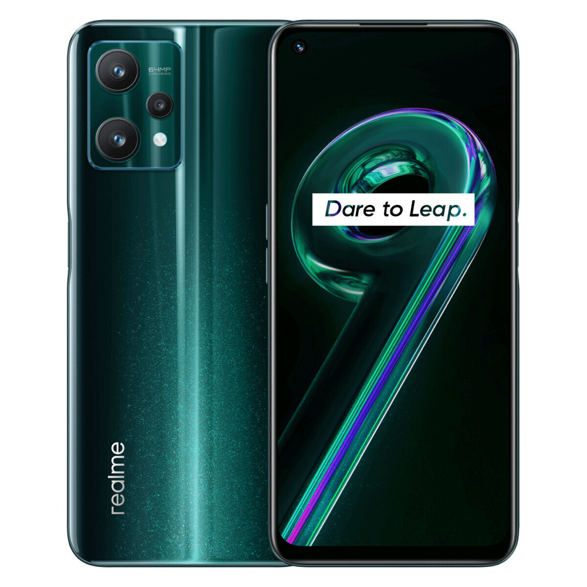 Телефон Realme 9 Pro 5G 6GB|128GB Aurora Green EU цена | 220.lv