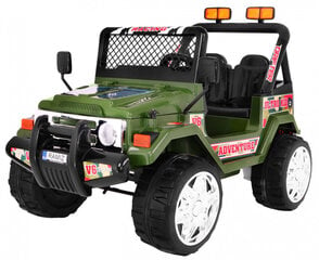 Raptor vienvietīgs elektromobilis, zaļš cena un informācija | Bērnu elektroauto | 220.lv