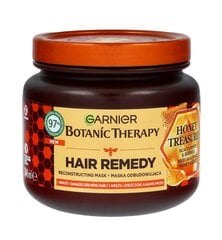Nostiprinoša matu maska Garnier Botanic Therapy Hair Remedy Honey Treasures, 340 ml cena un informācija | Matu uzlabošanai | 220.lv