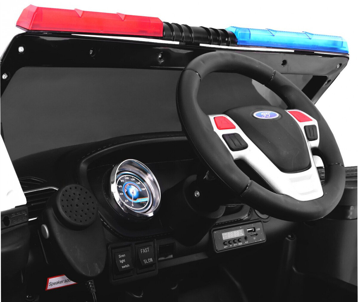 Bērnu policijas SUV elektromobilis cena un informācija | Bērnu elektroauto | 220.lv