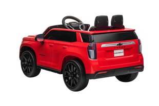 Chevrolet Tahoe vienvietīgs elektromobilis, sarkans cena un informācija | Bērnu elektroauto | 220.lv