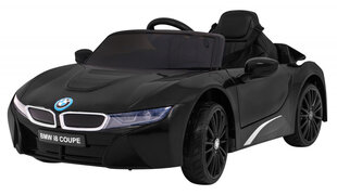 BMW I8 LIFT vienvietīgs elektromobilis, melns cena un informācija | Bērnu elektroauto | 220.lv