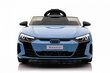 Audi RS E-Tron G vienvietīgs elektromobilis, zils cena un informācija | Bērnu elektroauto | 220.lv