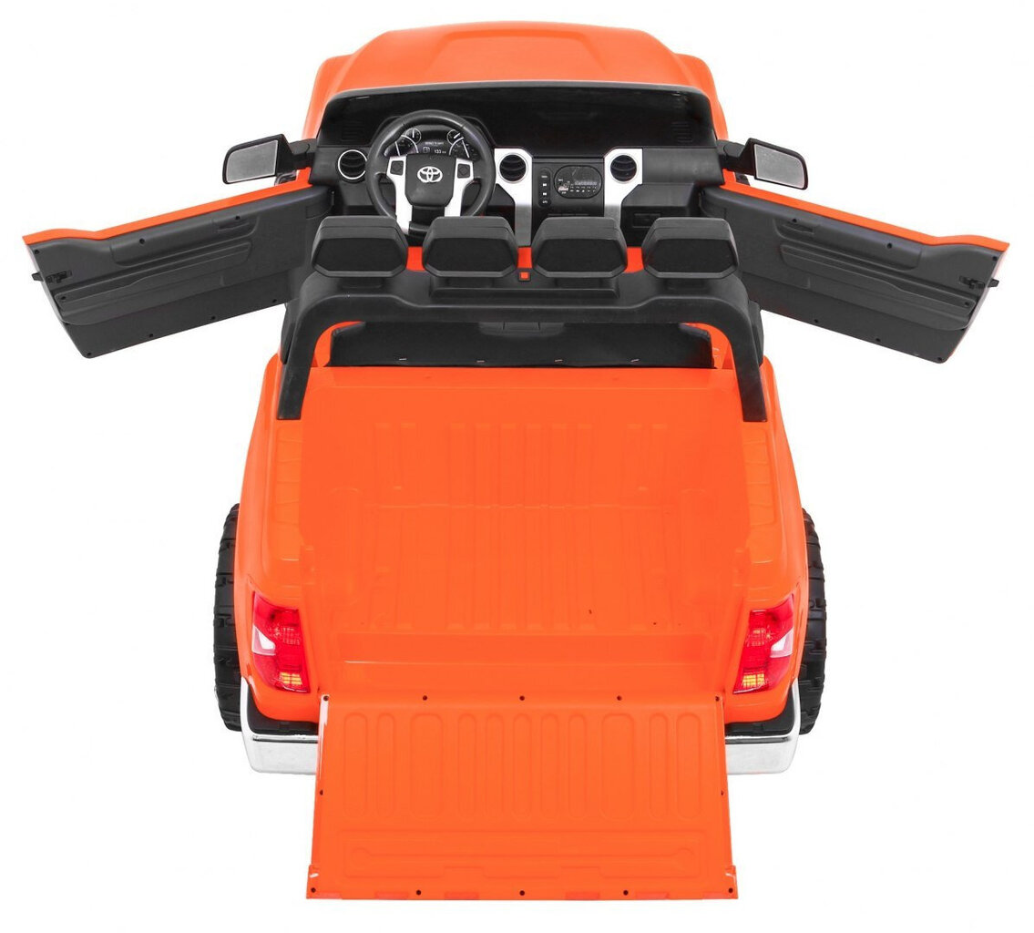 Toyota Tundra elektromobilis, oranžs cena un informācija | Bērnu elektroauto | 220.lv