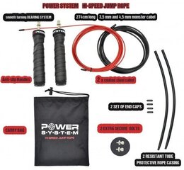 Power System Hi-Speed jump rope скакалка цена и информация | Скакалки | 220.lv