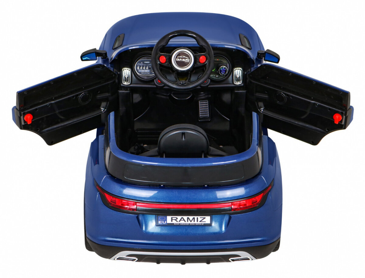 Super-S vienvietīgs elektromobilis, zils цена и информация | Bērnu elektroauto | 220.lv