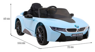 BMW I8 LIFT vienvietīgs elektromobilis, zils cena un informācija | Bērnu elektroauto | 220.lv