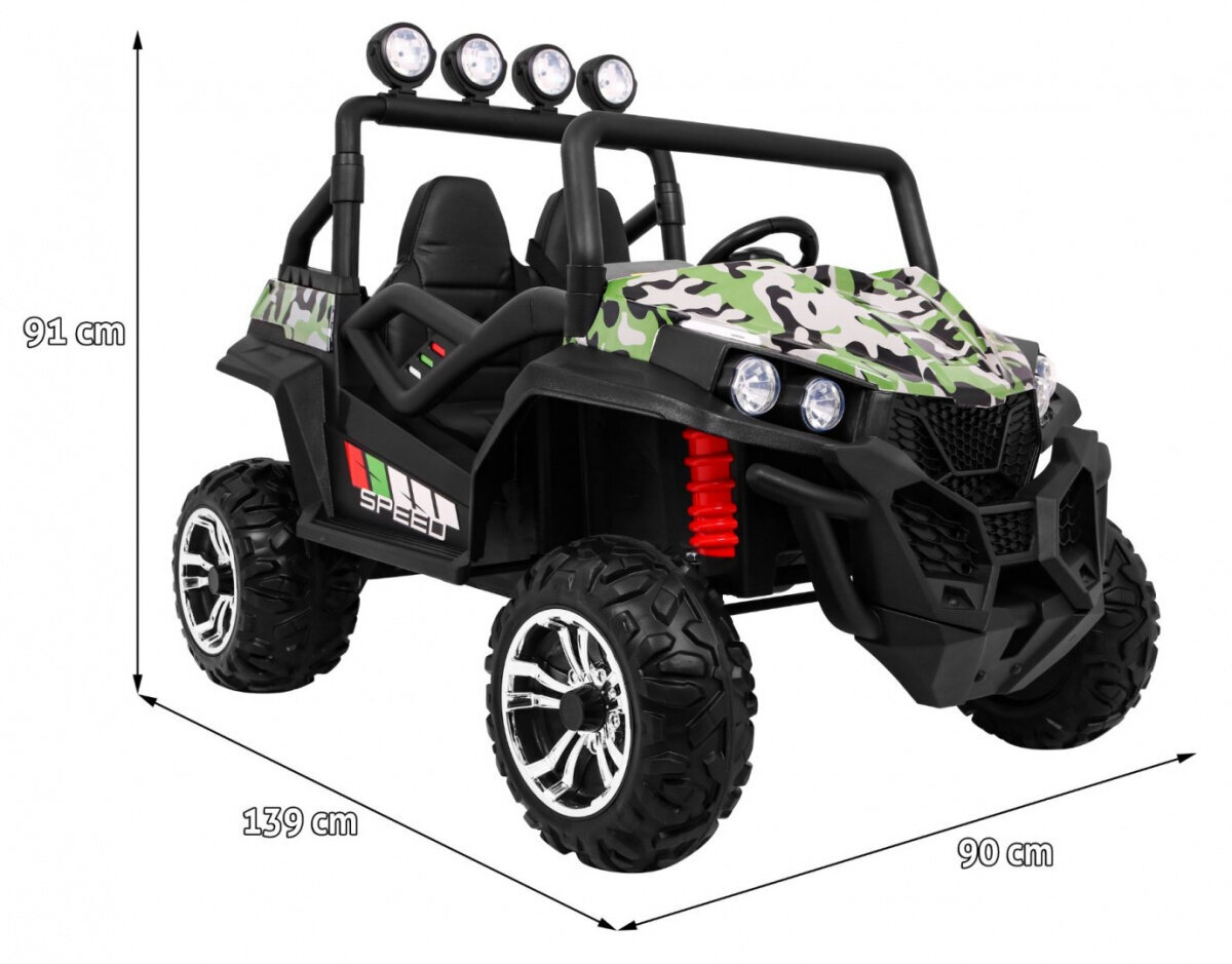 Grand Buggy 4x4 LIFT elektriskais divvietīgais automobilis cena un informācija | Bērnu elektroauto | 220.lv