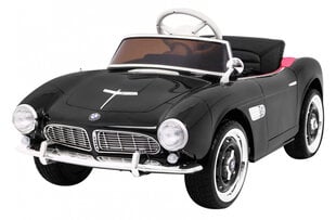 BMW 507 Retro vienvietīgs elektromobilis, melns cena un informācija | Bērnu elektroauto | 220.lv