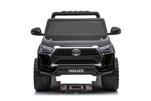 Одноместный электромобиль Toyota Hilux, черный цена и информация | Электромобили для детей | 220.lv