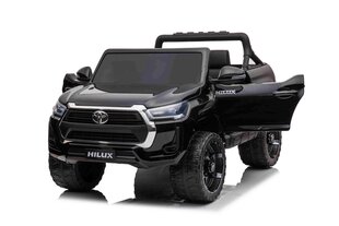 Toyota Hilux vienvietīgs elektromobilis, melns cena un informācija | Bērnu elektroauto | 220.lv