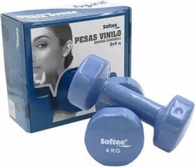 Softee Hanteles Zils 4 Kg цена и информация | Гантели, гири, штанги | 220.lv