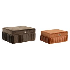 DKD Home Decor Velvet 23 x 18 x 10,5 cm   8,5 cm  MDF (2 ) цена и информация | Детали интерьера | 220.lv