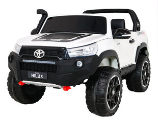 Toyota Hillux elektromobilis, balts cena un informācija | Bērnu elektroauto | 220.lv