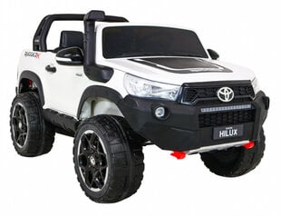 Toyota Hillux elektromobilis, balts cena un informācija | Bērnu elektroauto | 220.lv