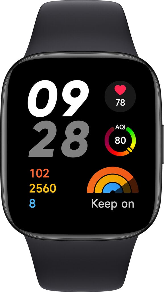 Xiaomi Redmi Watch 3 BHR6851GL, Black цена и информация | Viedpulksteņi (smartwatch) | 220.lv