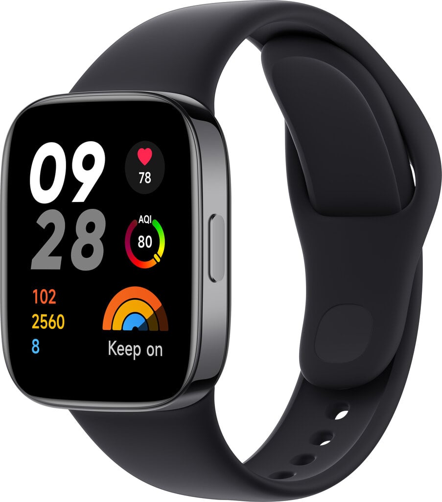 Xiaomi Redmi Watch 3 BHR6851GL, Black цена и информация | Viedpulksteņi (smartwatch) | 220.lv