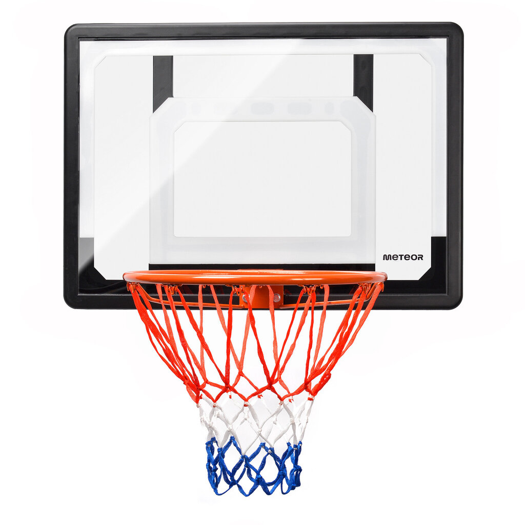 Basketbola vairogs ar stīpu Meteor Detroit цена и информация | Basketbola grozi | 220.lv