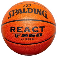 Spalding React TF-250 basketbola bumba, 7 цена и информация | Баскетбольные мячи | 220.lv